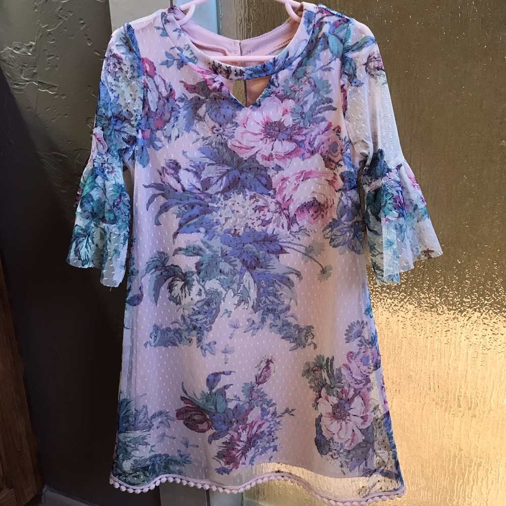 Little Girls Floral Dress